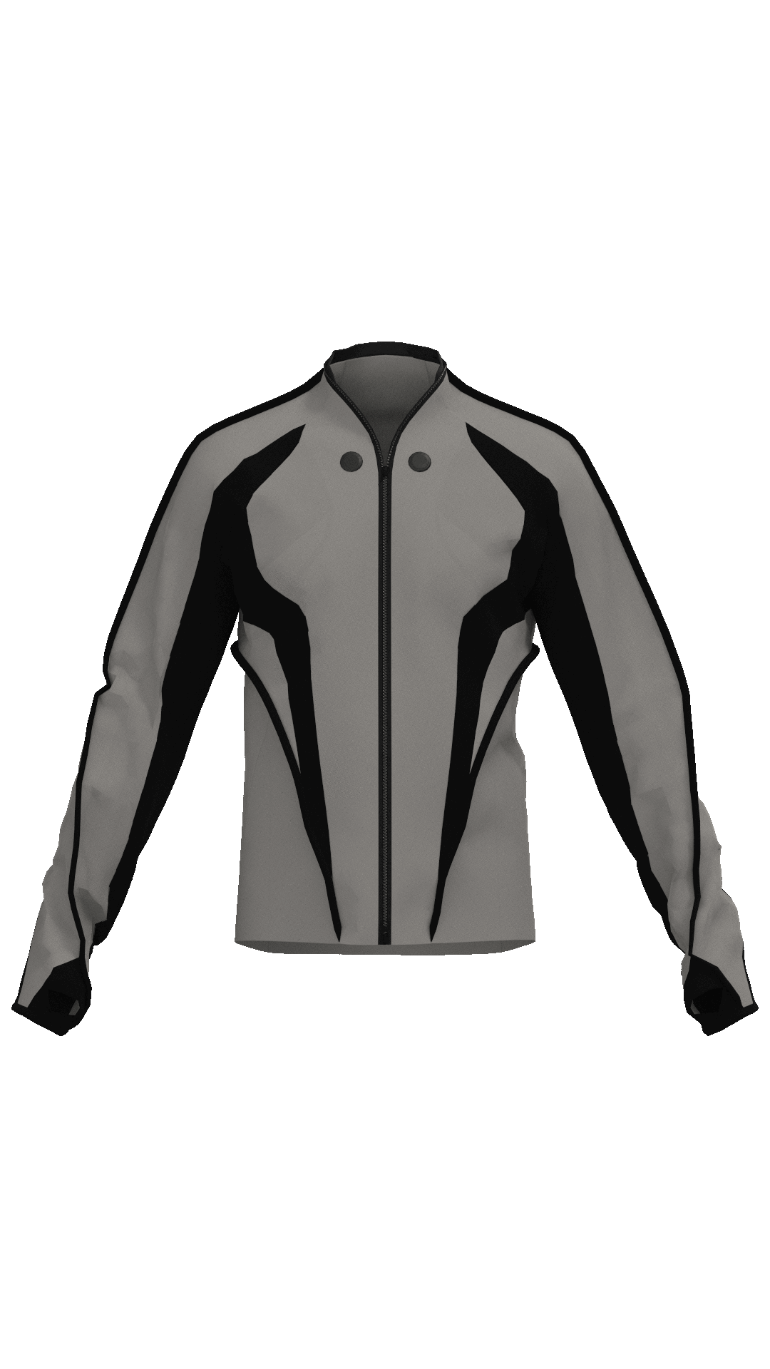 Metallic Windbreaker Jacket